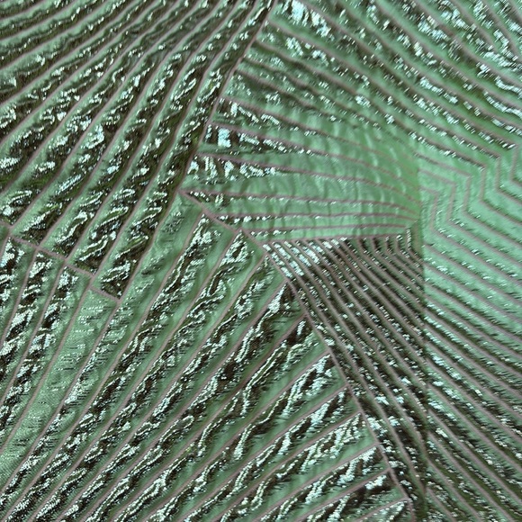 The Bar lime green sparkle party dress - Picture 3 of 5